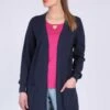 Strickmantel Viola - Navy 1 Strickmantel Viola - Navy -Modekleidung 01 032310005311