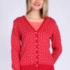 Strickjacke Tatume - Rubin -Modekleidung 01 032310007501