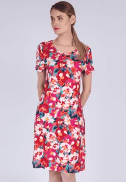 Kleid Jolie Summer Bouquet - Peach