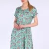 Kleid Eva Oriental Flower - Pool -Modekleidung 01 032310042262