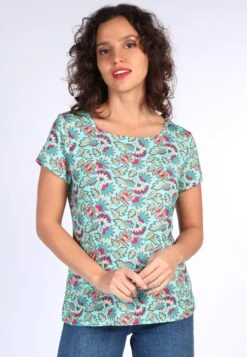 T-Shirt Tal Oriental Flower - Pool