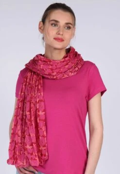 Tuch Sada Poppy Flower - Rubin