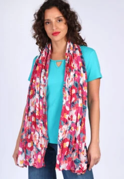 Tuch Lera Summer Bouquet - Peach