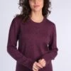 Strickpullover Alba - Plum -Modekleidung 01 032320050512