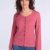 Strickjacke Manon - Rose Wine -Modekleidung 01 032320052571