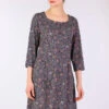 Kleid Imania Flower Paisley - Navy -Modekleidung 01 032410006311