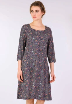 Kleid Imania Flower Paisley - Navy
