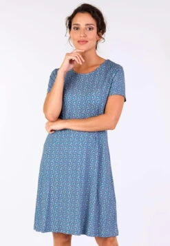 Kleid Jolie Flower Parade - Royal Blue