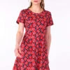Kleid Jolie Poppy Field - Navy -Modekleidung 01 032410021311