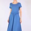 Kleid Malinda Solid - Royal Blue -Modekleidung 01 032410035282