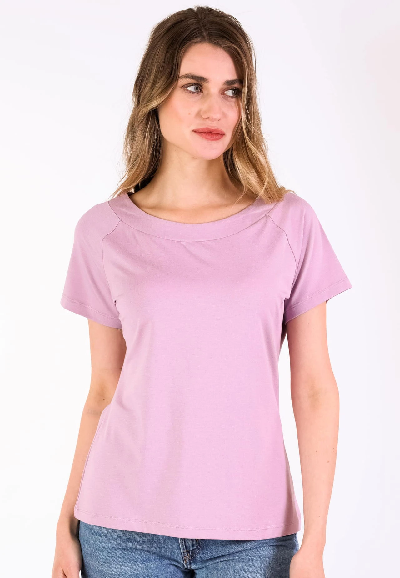 T-Shirt Zoe Solid - Pansy 3 T-Shirt Zoe Solid - Pansy