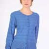 Strickjacke Manon - Royal Blue -Modekleidung 01 032410045282