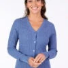Strickjacke Carlotte - Royal Blue -Modekleidung 01 032410047282