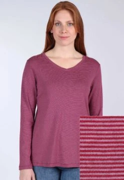 Langarmshirt Adiselle- Wine