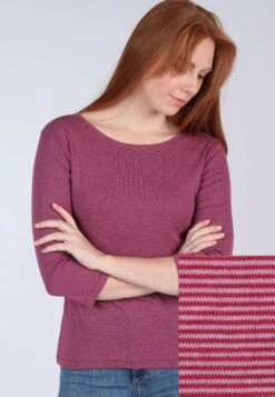 Langarmshirt Pipitta - Wine