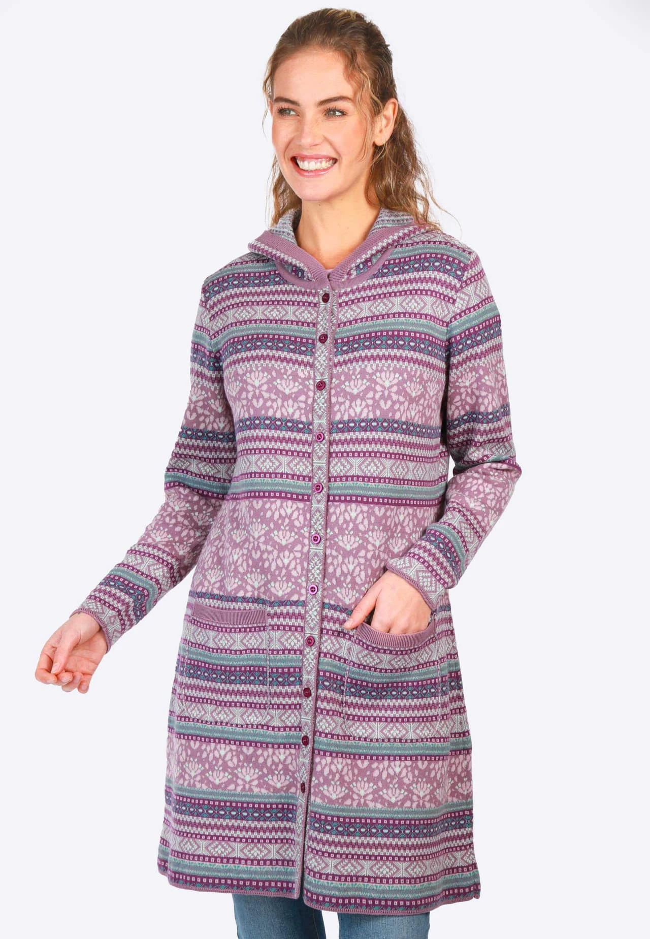 Strickmantel Jordis Garland - Lavender 3 Strickmantel Jordis Garland - Lavender