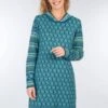Strickkleid Benja Rose - Deep Ocean -Modekleidung 01 062410004328