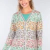 Strickjacke Christi Millefleur - Ivory -Modekleidung 01 062410010100