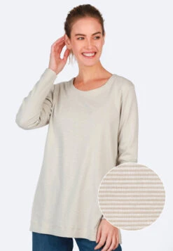 Langarmshirt Lonnja- Sand