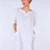 Kleid Bloom - White -Modekleidung 01 082410013105