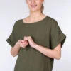 Bluse Arlyn - Olive -Modekleidung 01 082410018204
