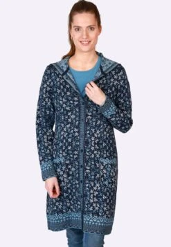 Strickmantel Britta - Navy