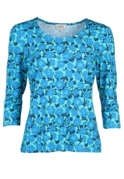 Shirt Penelope Poppy Flower - Pool -Modekleidung 02 032310018262
