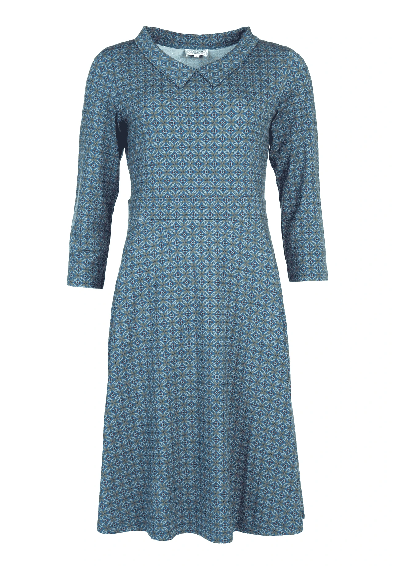 Kleid Cocolie Geo Flower - Deep Ocean 4 Kleid Cocolie Geo Flower - Deep Ocean – Bild 2