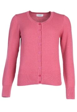 Strickjacke Manon - Rose Wine -Modekleidung 02 032320052571