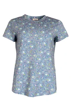 T-Shirt Endis Flower Paisley - Royal Blue 10 T-Shirt Endis Flower Paisley - Royal Blue -Modekleidung 02 032410007282