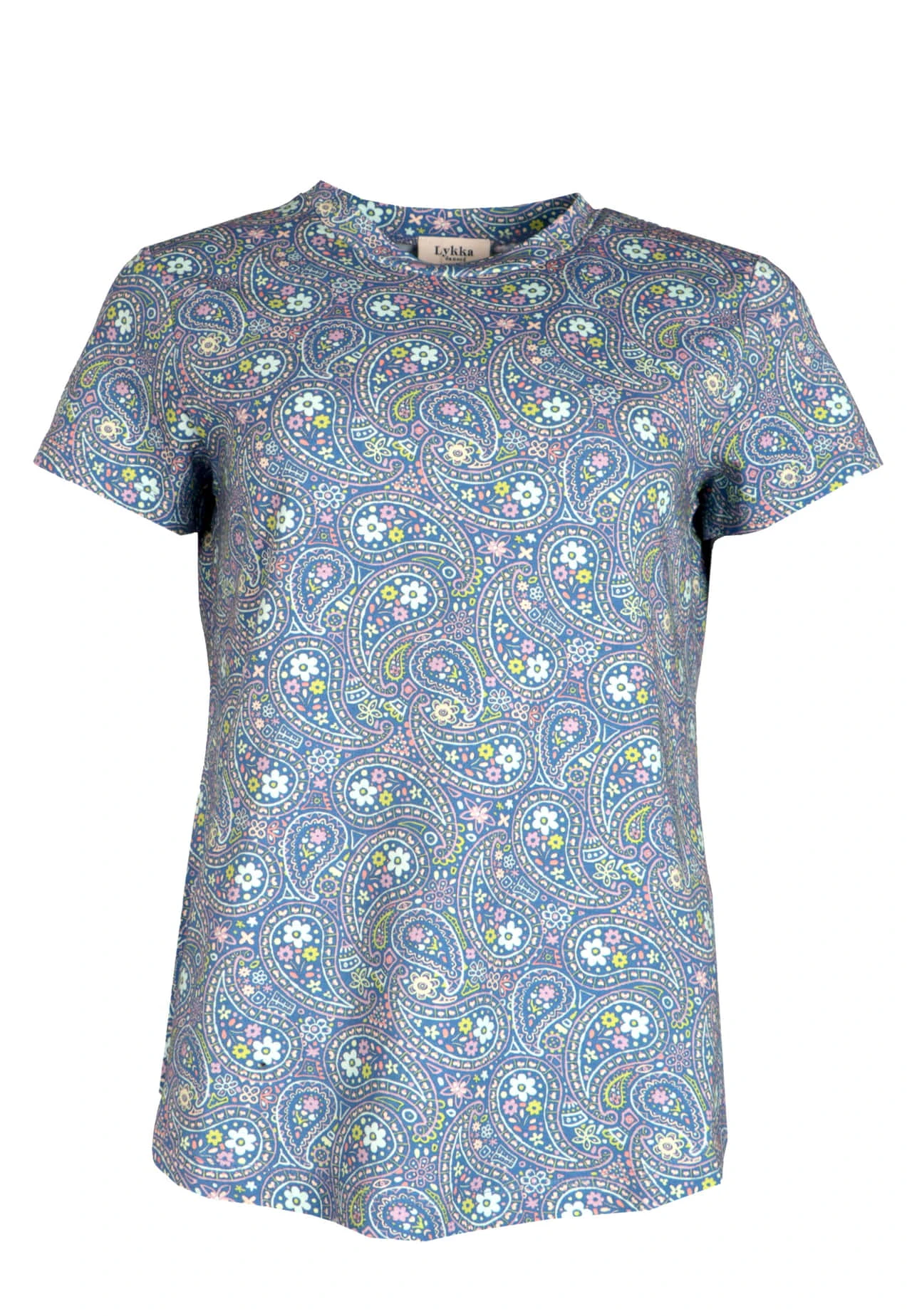 T-Shirt Endis Flower Paisley - Royal Blue 4 T-Shirt Endis Flower Paisley - Royal Blue – Bild 2