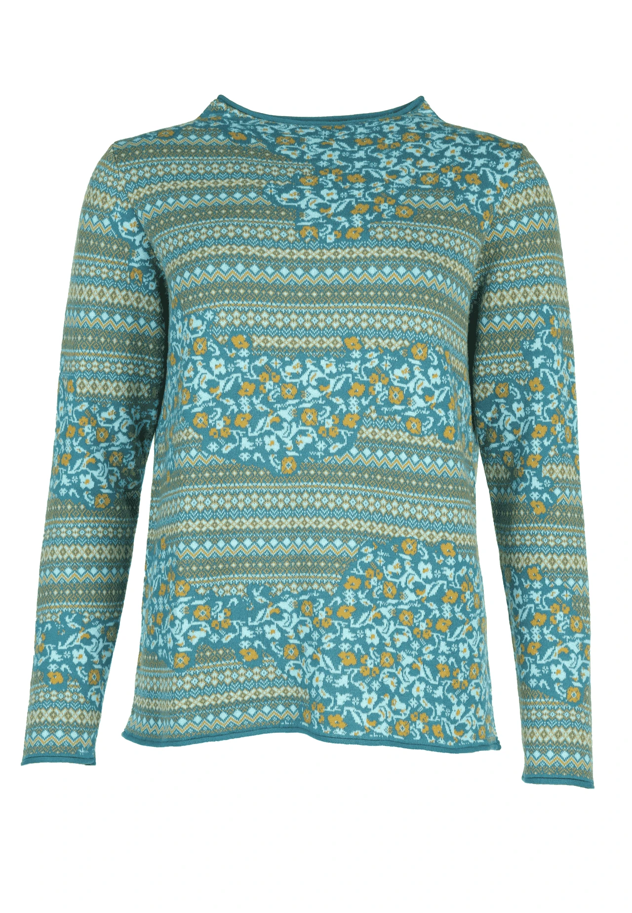 Pullover Sofia Blossom - Emerald 4 Pullover Sofia Blossom - Emerald – Bild 2