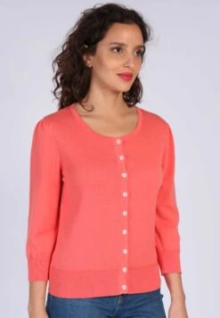Strickjacke Carine - Peach -Modekleidung 03 032310009479
