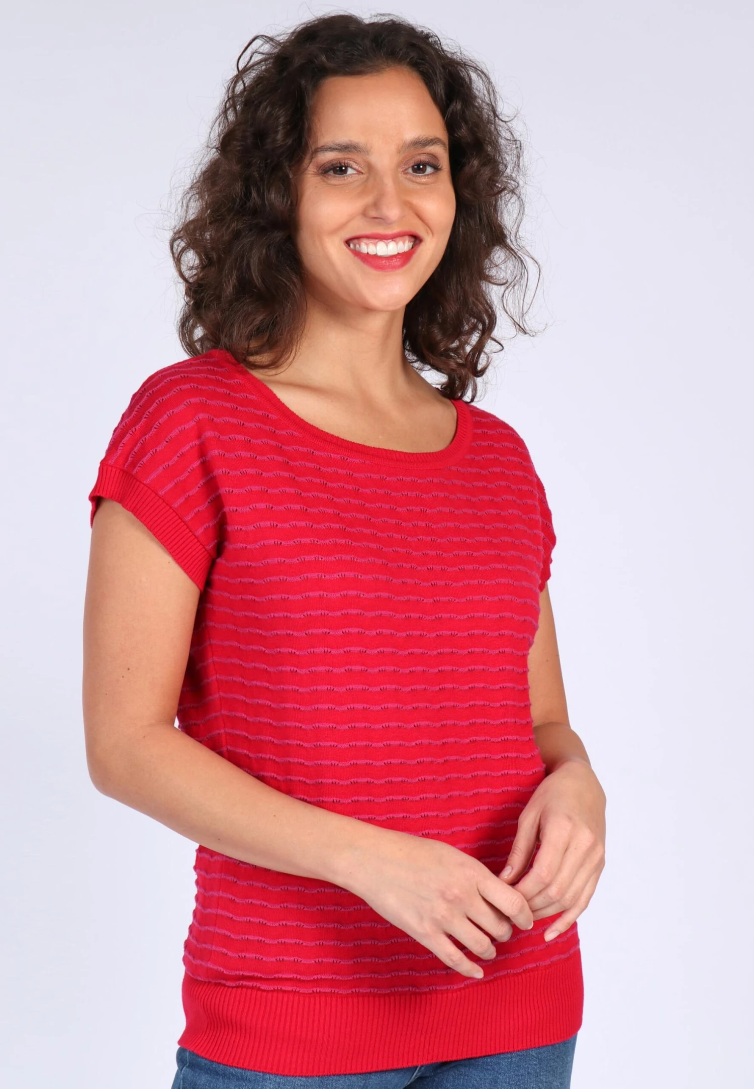 Strickshirt Aivy - Rubin 5 Strickshirt Aivy - Rubin – Bild 3