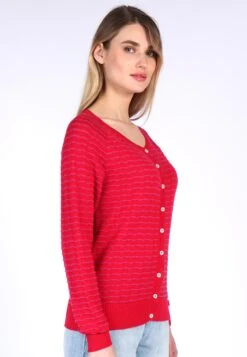 Strickjacke Patie - Rubin -Modekleidung 03 032310012501