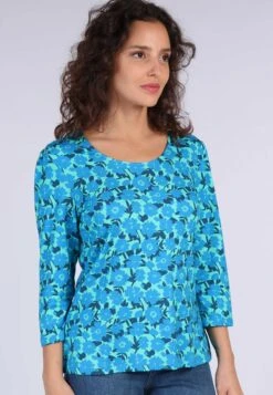 Shirt Penelope Poppy Flower - Pool -Modekleidung 03 032310018262