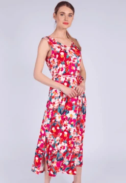 Kleid Lolette Summer Bouquet - Peach -Modekleidung 03 032310025479