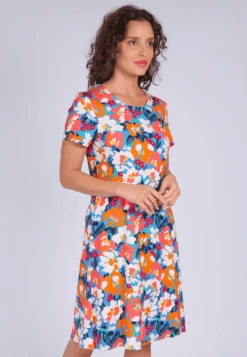 Kleid Jolie Summer Bouquet - Riviera 12 Kleid Jolie Summer Bouquet - Riviera -Modekleidung 03 032310026326