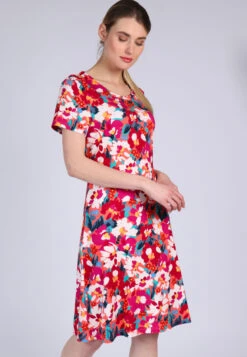 Kleid Jolie Summer Bouquet - Peach 12 Kleid Jolie Summer Bouquet - Peach -Modekleidung 03 032310026479