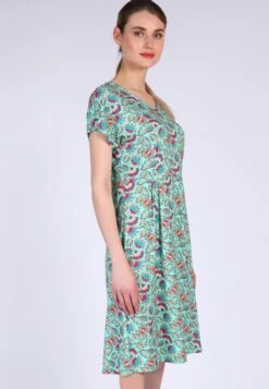 Kleid Eva Oriental Flower - Pool 11 Kleid Eva Oriental Flower - Pool -Modekleidung 03 032310042262