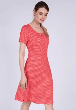 Kleid Vari Diamond - Peach -Modekleidung 03 032310047479