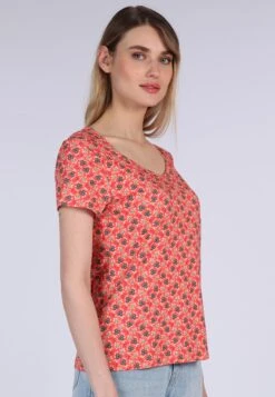 T-Shirt Jamila Little Flower - Peach -Modekleidung 03 032310055479