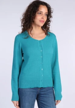 Strickjacke Manon - Sapphire -Modekleidung 03 032320052327