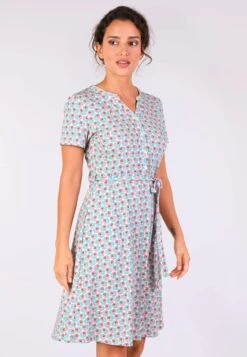 Kleid Tascha Flower Balloon - Ivory -Modekleidung 03 032410001100