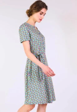 Kleid Tascha Flower Balloon - Royal Blue -Modekleidung 03 032410001282