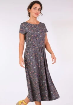 Kleid Malind Flower Paisley - Navy -Modekleidung 03 032410005311