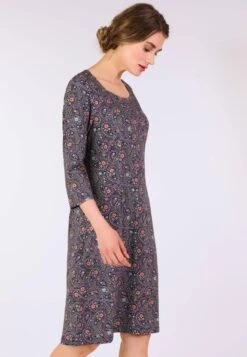 Kleid Imania Flower Paisley - Navy -Modekleidung 03 032410006311