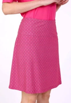 Rock Denise Geo Peach - Flamingo 10 Rock Denise Geo Peach - Flamingo -Modekleidung 03 032410011507