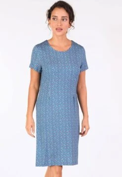 Kleid Jolie Flower Parade - Royal Blue -Modekleidung 03 032410013282