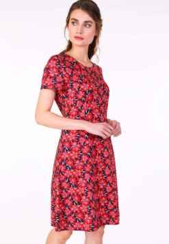 Kleid Jolie Poppy Field - Navy -Modekleidung 03 032410021311